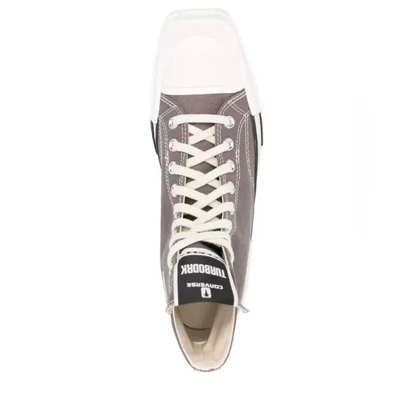 CONVERSE + RICK OWENS DRKSHDW TURBODRK HI SNEAKERS MEN SHOES 7.5 - Picture 9 of 9